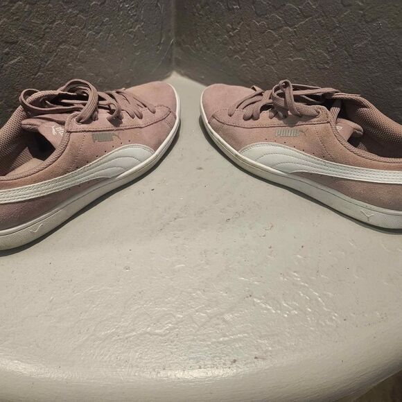 Puma Women's Sneakers Plum Suede Size 10 Tennis Shoes - Picture 8 of 9